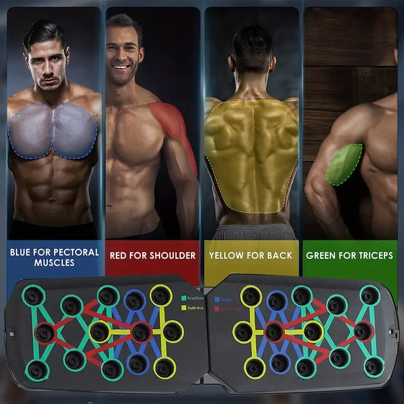 Folding Push up Board for Home Gym Workouts