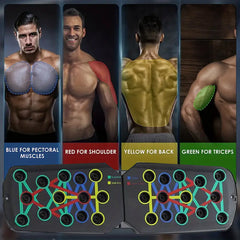 Folding Push up Board for Home Gym Workouts