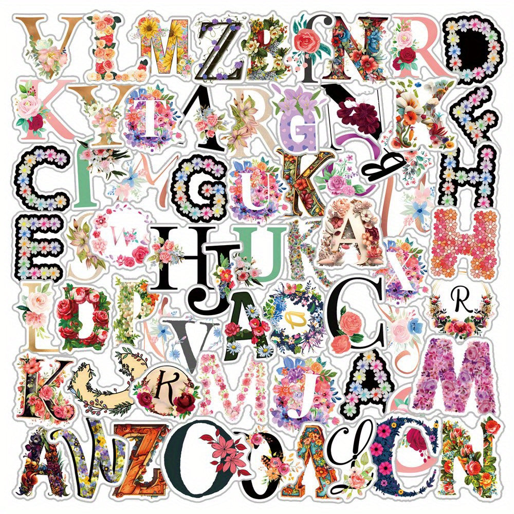 65pcs English Letter Cartoon Stickers DIY Decoration Christmas Stationery