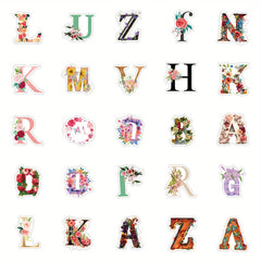 65pcs English Letter Cartoon Stickers DIY Decoration Christmas Stationery