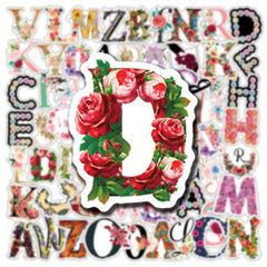 65pcs English Letter Cartoon Stickers DIY Decoration Christmas Stationery
