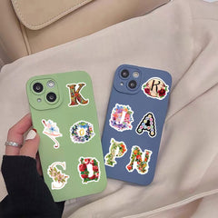 65pcs English Letter Cartoon Stickers DIY Decoration Christmas Stationery
