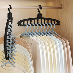 Plastic Clothes Hanger Adjustable Clothes Rack Space Saving Organization