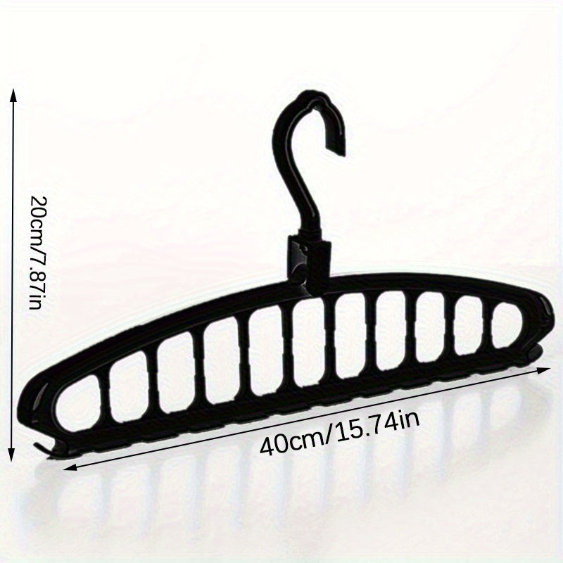 Plastic Clothes Hanger Adjustable Clothes Rack Space Saving Organization