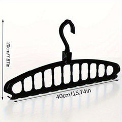 Plastic Clothes Hanger Adjustable Clothes Rack Space Saving Organization