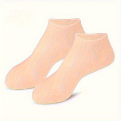 Men's Silicone Gel Moisturizing Socks Anti Slip High Elastic Foot Care