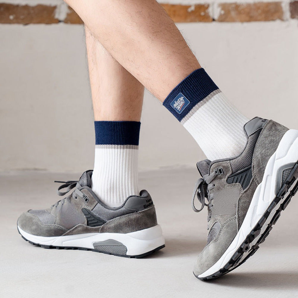 5 Pairs Versatile Sweat-absorbing Breathable Casual Sports Socks