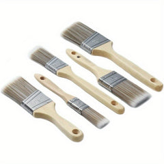 5pcs Paint Brush Set Diagonal Shade Brush for Latex and Paint