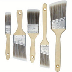 5pcs Paint Brush Set Diagonal Shade Brush for Latex and Paint