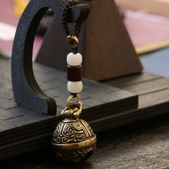 Hollow Out Pixiu Bell Keyring Pendant Gift