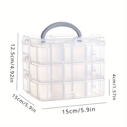 Detachable Three-Layer Jewelry Storage Box