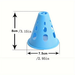 30pcs Roller Skating Training Cones W/Storage Bag for Competitions