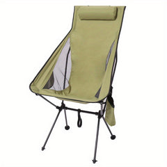 High Back Camping Chair & Carry Bag for Outdoors