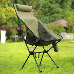 High Back Camping Chair & Carry Bag for Outdoors