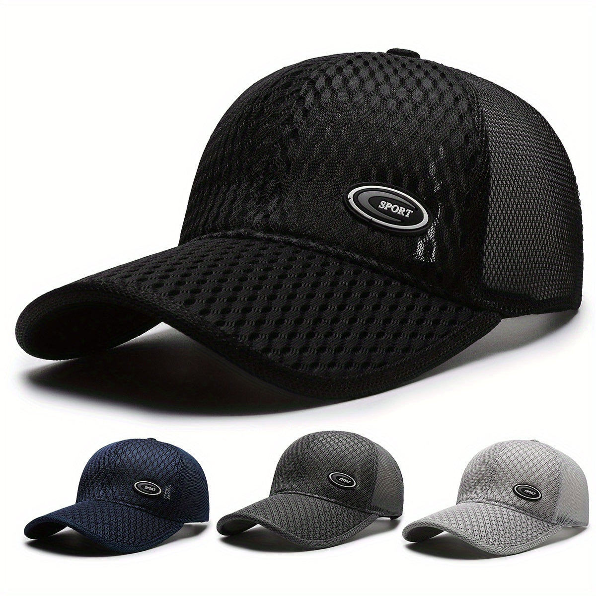 Men's Breathable Sun Hat Quick-drying Baseball Cap for Outdoor Activities