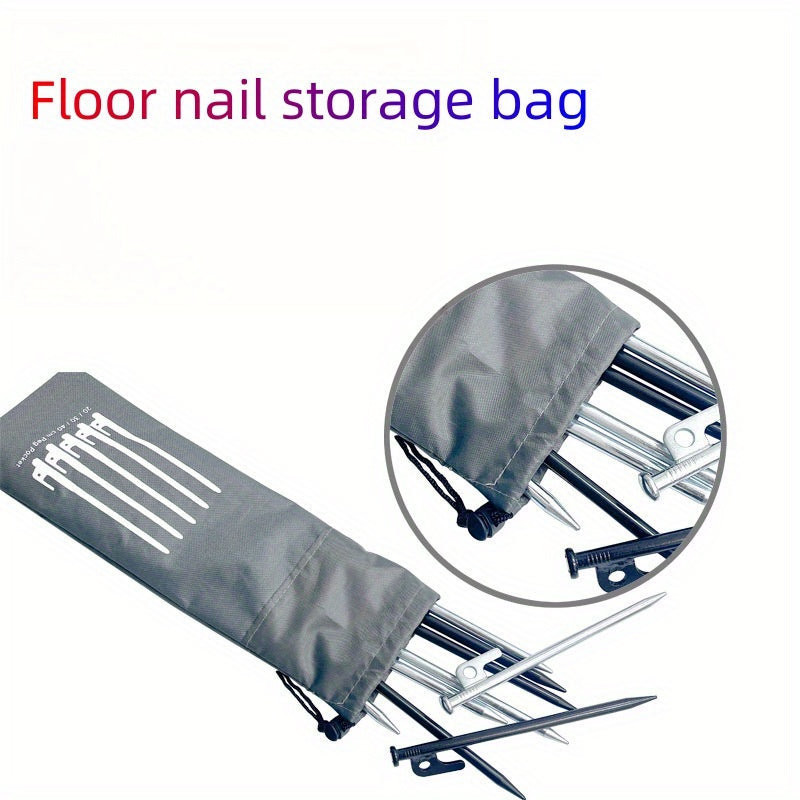 Ground Nail Storage Bag for Outdoor Camping Accessories 3 Sizes