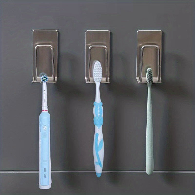 Stainless Steel Toothbrush And Cup Holder Wall Mounted