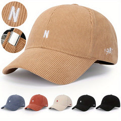 Corduroy Baseball Cap Unisex Outdoor Sun Hat