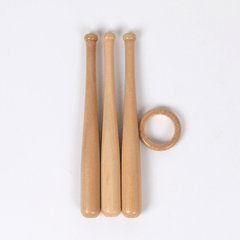 Wooden Baseball Display Stand Holder Bat Style Ball Holder