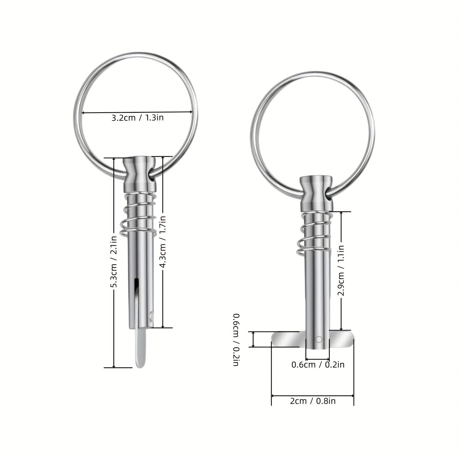 4pcs 316 Stainless Steel Marine Hardware Repair Tool