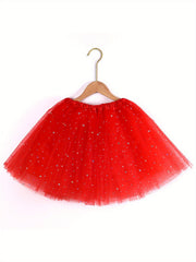 Sequin Tutu Skirt for Girls 6 7y