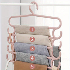 Non-slip Pants Hanger Space Saving Organizer Closet Wardrobe Home Dorm