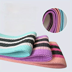 3pcs Yoga Resistance Bands 3 Levels Non-slip Fitness Stretching Rope