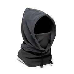 Men's Fleece Balaclava Hat Face Mask Winter Windproof Hood Neck Gaiter