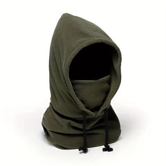 Men's Fleece Balaclava Hat Face Mask Winter Windproof Hood Neck Gaiter