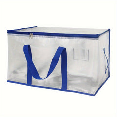 4pcs Foldable Storage Bag Large Packing And Moving Bag