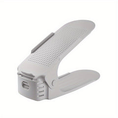8pcs Shoe Slot Organizer Double Layer Shoe Rack Space Saving Shoe Holder