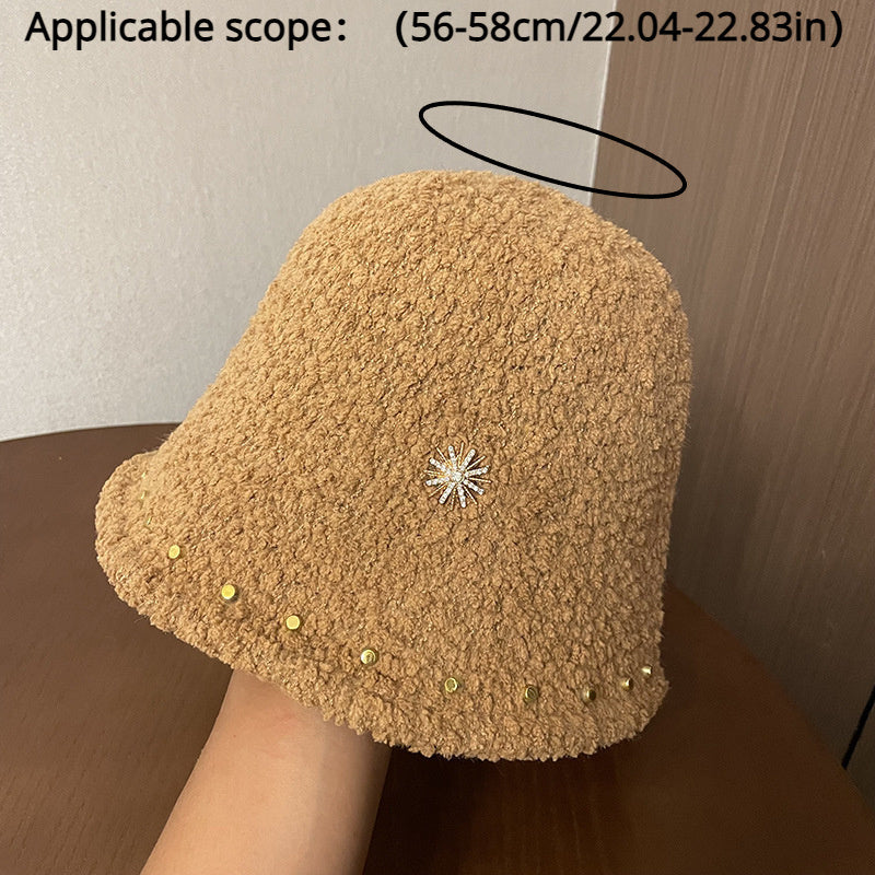 Winter Bucket Hat Warm Basin Hat For Women Girls