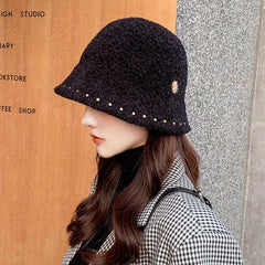 Winter Bucket Hat Warm Basin Hat For Women Girls