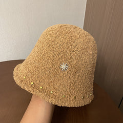 Winter Bucket Hat Warm Basin Hat For Women Girls