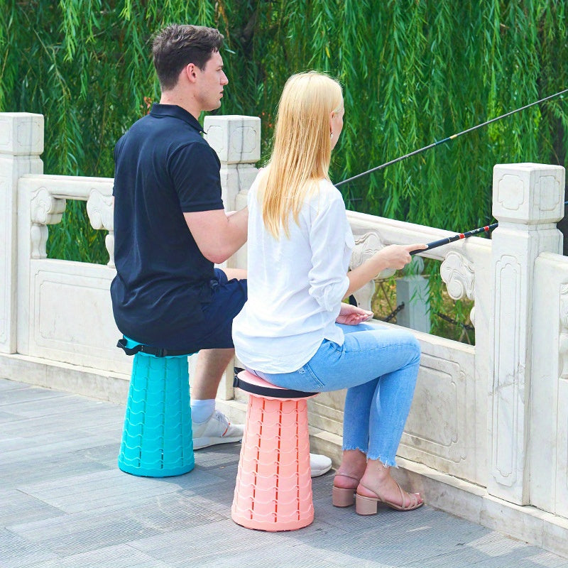 Portable Folding Leisure Stool Plastic for Outdoor Activities