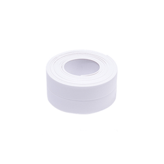 2pcs 3.2m PVC Sealing Strip Kitchen Bathroom Double-sided Sponge Paste