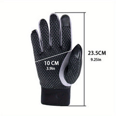 Windproof Fleece Cycling Gloves Waterproof Touch Screen Anti-slip Gloves