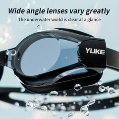 Unisex Swimming Goggles Waterproof Anti fog Swimming Glasses
