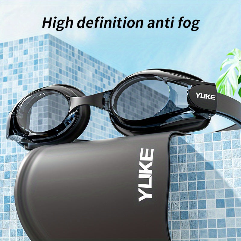 Unisex Swimming Goggles Waterproof Anti fog Swimming Glasses