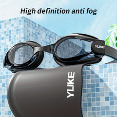 Unisex Swimming Goggles Waterproof Anti fog Swimming Glasses