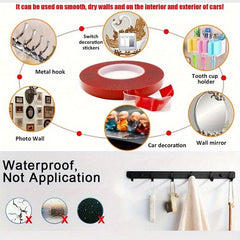 500cm Double Sided Nano Adhesive Strip for Car Glass Door Window