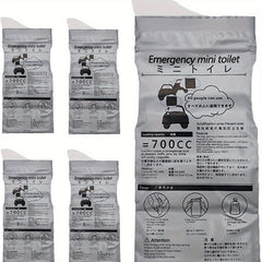 4pcs 700ml Disposable Urine Bag Rapid Solidification Water Absorbent