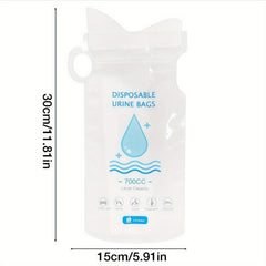 4pcs 700ml Disposable Urine Bag Rapid Solidification Water Absorbent
