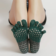 5-Toe Non-slip Yoga Socks Grip Dance Breathable