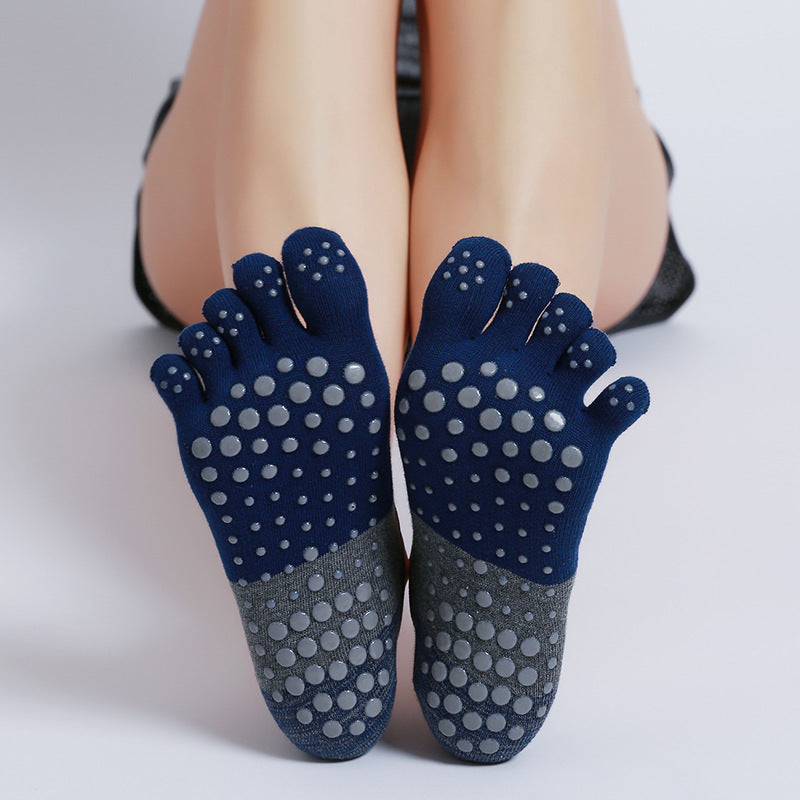 5-Toe Non-slip Yoga Socks Grip Dance Breathable