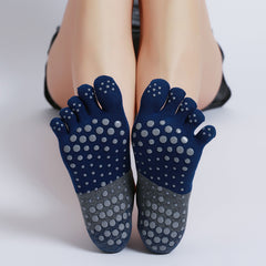 5-Toe Non-slip Yoga Socks Grip Dance Breathable