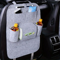 Car Backseat Organizer Pocket With Tablet Holder Seat Back Kick Mats