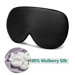 Smooth Blackout Sleep Mask Soft Blindfold for Travel Rest Nap Yoga