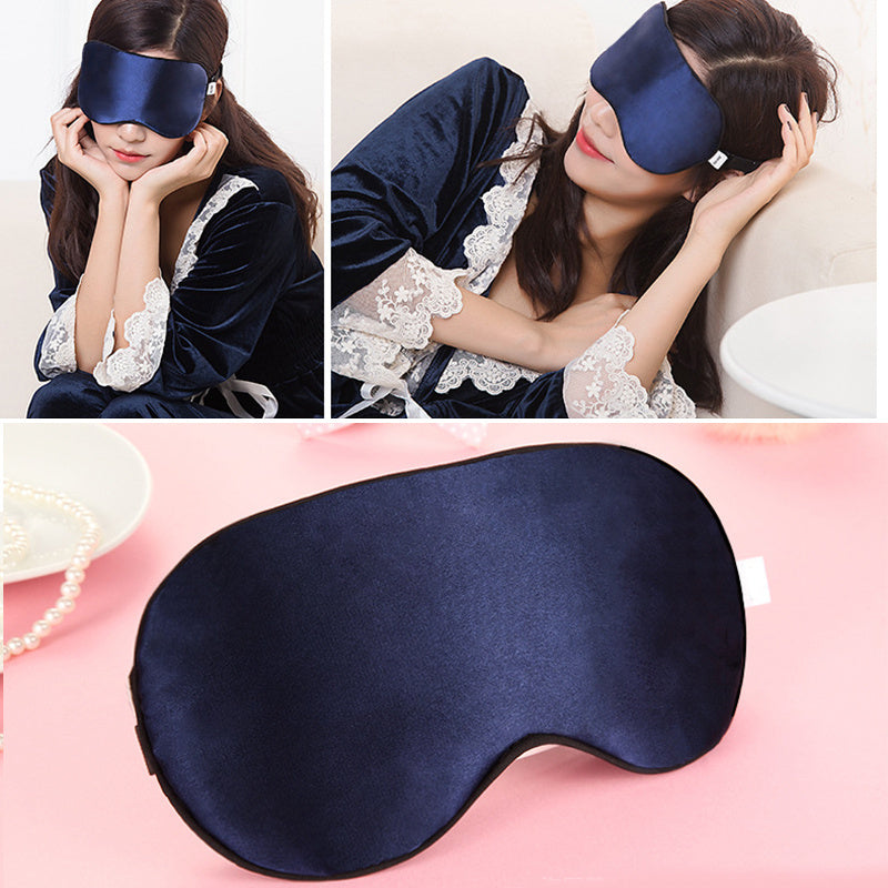 Smooth Blackout Sleep Mask Soft Blindfold for Travel Rest Nap Yoga