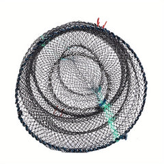 Foldable 3-Layer Fishing Trap Cage Telescopic Net for Shrimp, Crab, Eel